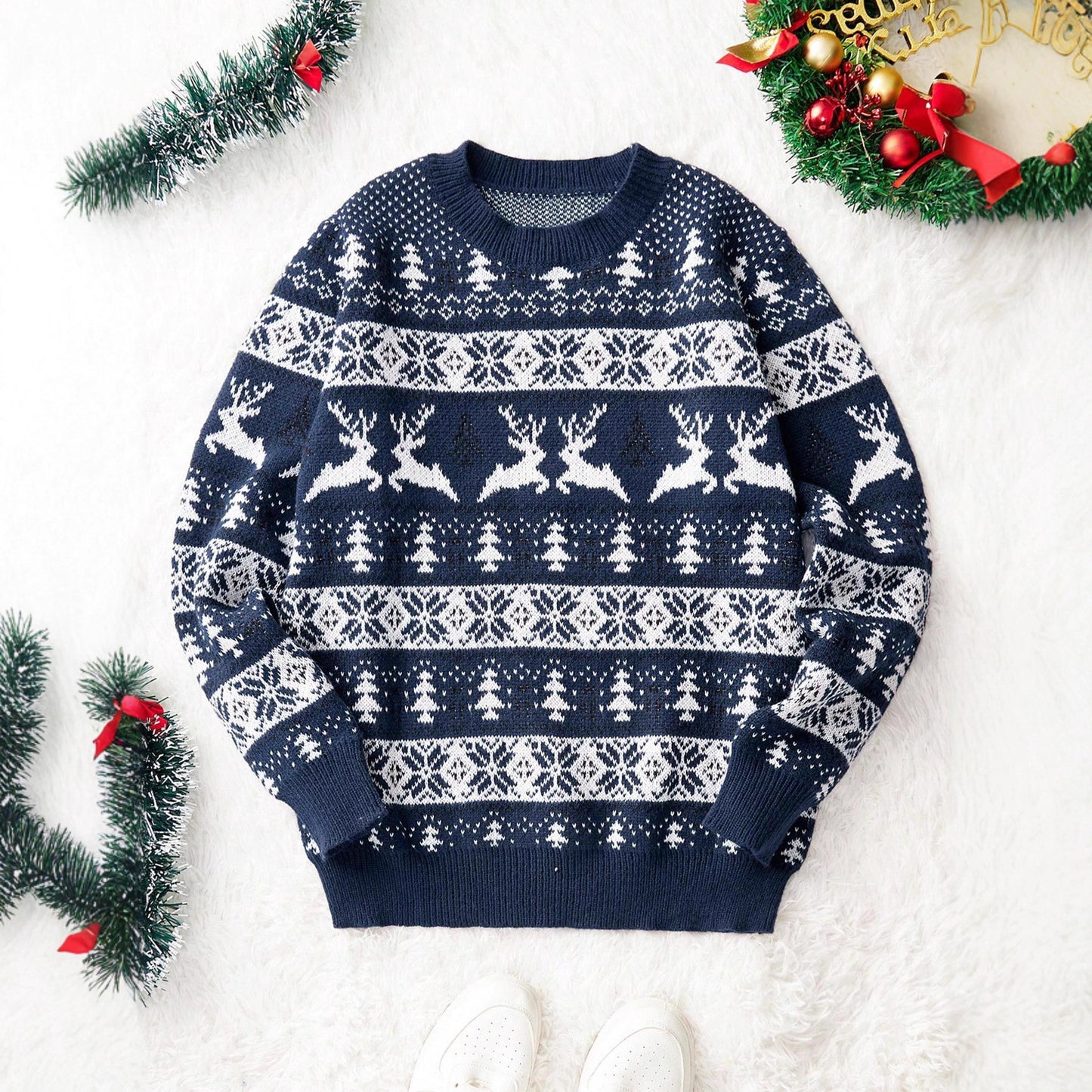 fasic Christmas Sweater Men's