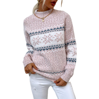 fasic Winter Snowflake Sweater