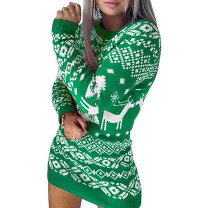 fasic Women Ugly Christmas Sweaters Winter Long Sleeve